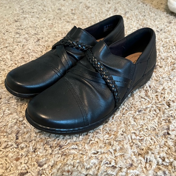 Clark Black Slip-Ons - Picture 1 of 6